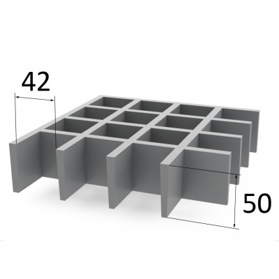 Lasikuituritilä ISO50 41 x 41 mm