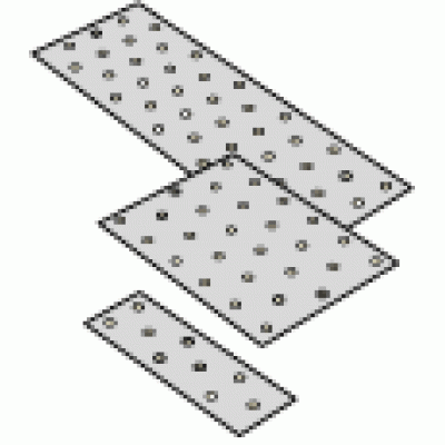 Reikälevykulma (50 kpl)  60 x 60 x 60